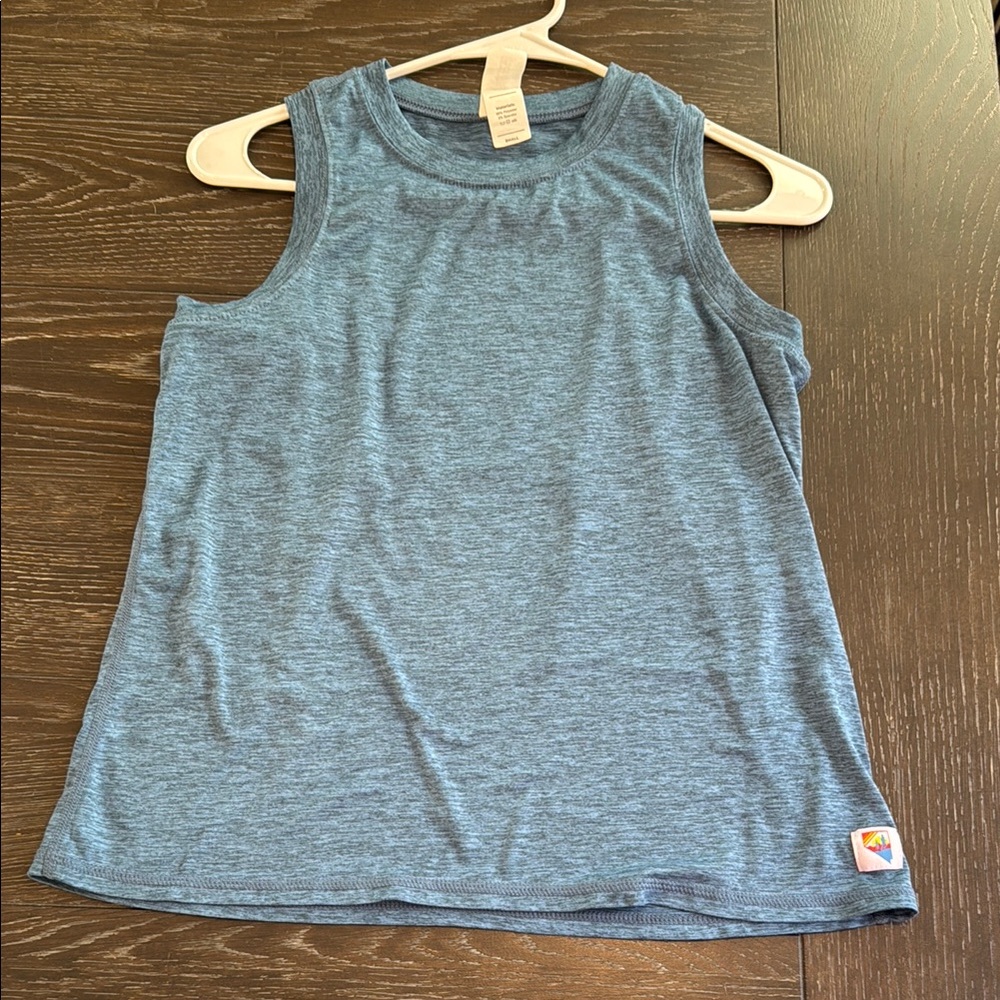 Redrock Running Co. Blue Athletic Tank Top